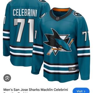 Macklin Celebrini jersey